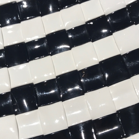 Contromano Black and White Checkered Purse - Picture 4 of 7